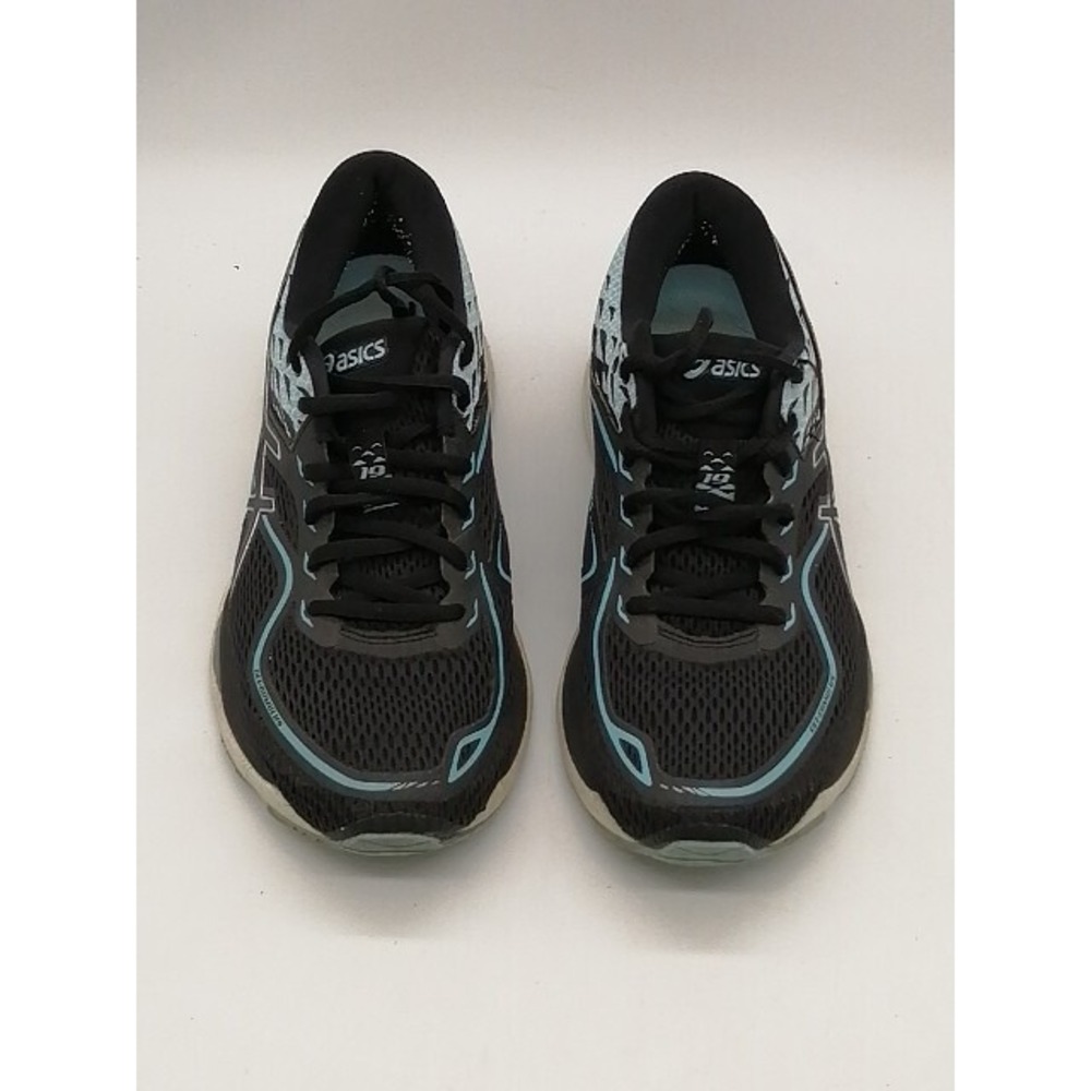 Asics Sneaker Womens Gel Cumulus 19 Black Blue 7 Running Shoe Athletic T7B8N
